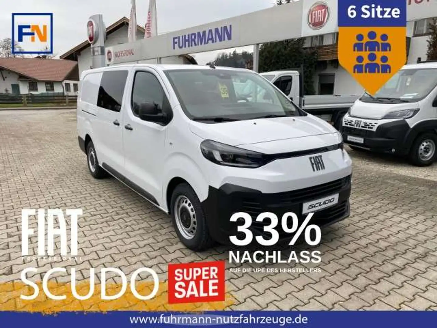 Fiat Scudo MULTICAB L3 145 MT6 2.0 Weiß - 1