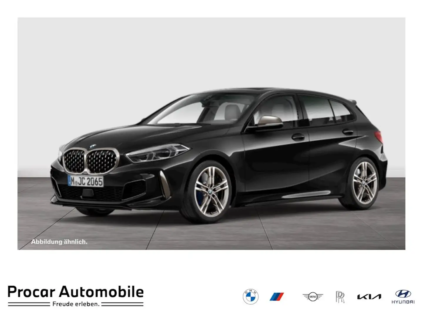BMW 135 M135i xDrive Aut Nav LED Pano HiFi Komfzg PDC 18" Schwarz - 1