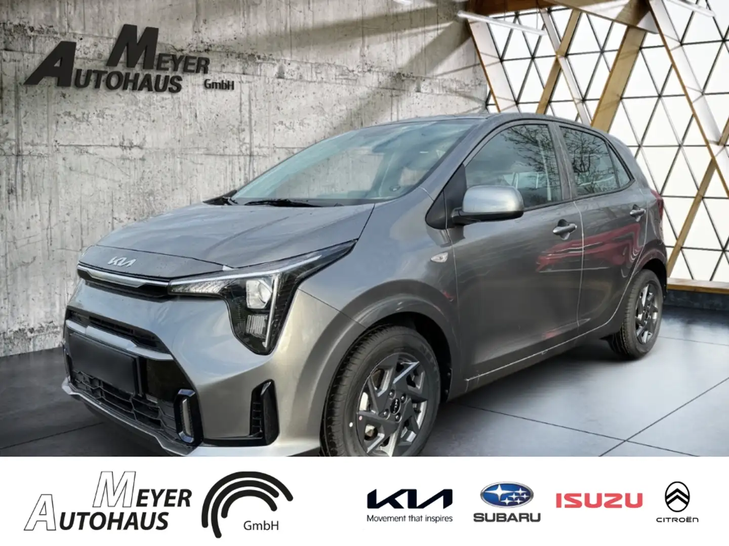 Kia Picanto 1.0 DPI MT VISION +Rückfahrkamera+Klima+Navi Grau - 2