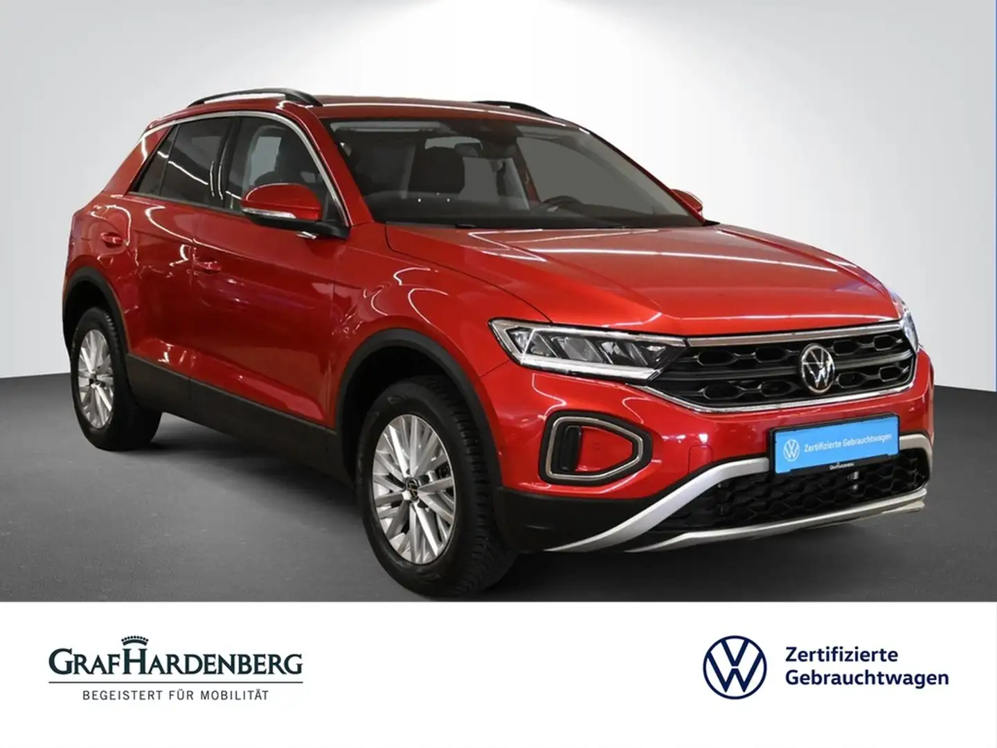 Volkswagen T-Roc 1.5 TSI Automatik Life LED PDC SzHzg ACC Rot - 1