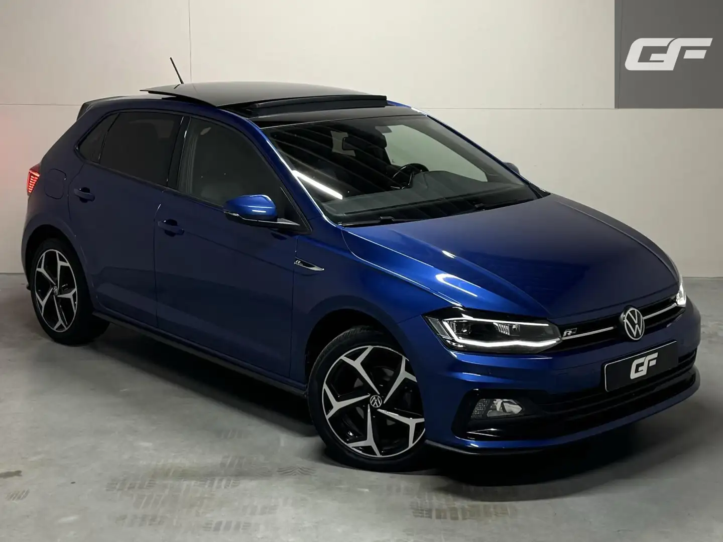 Volkswagen Polo 1.0 TSI 2X R-Line Pano Virtual CarPlay ACC NAP Blauw - 2