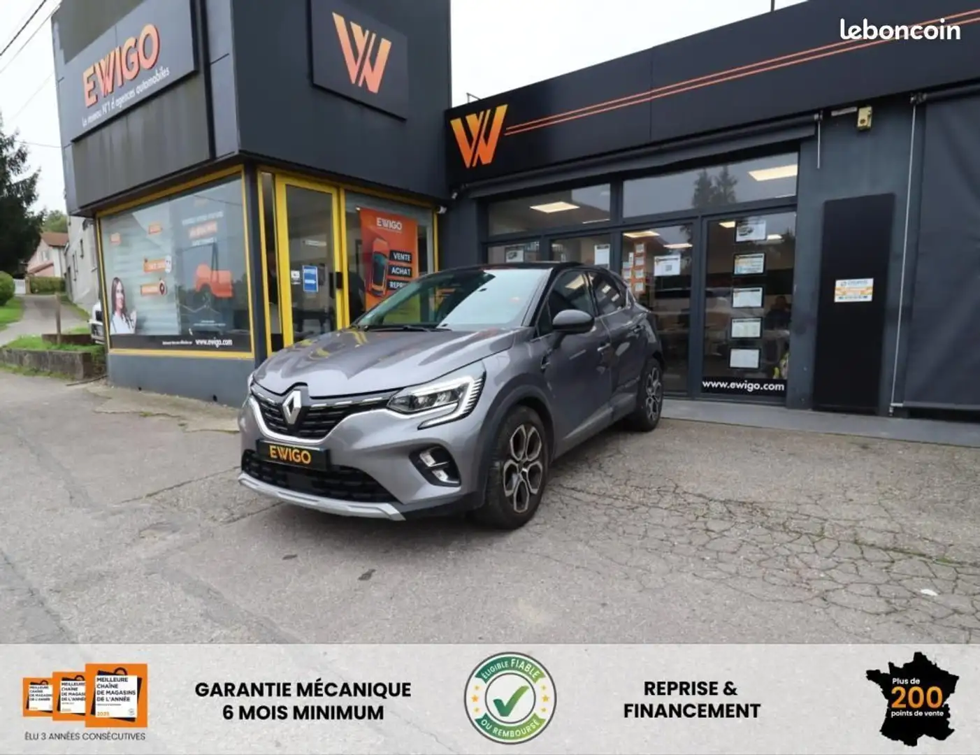 Renault Captur 1.3 TCE 130 CH INTENS EDC BVA %2BATTELAGE Gris - 1