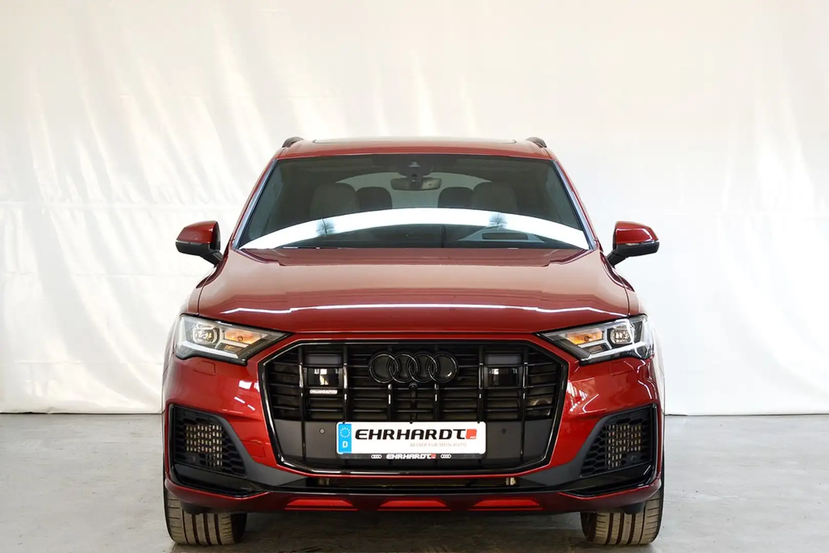 Audi Q7 S line 55 TFSI quattro tiptronic 7 SITZE*AHK*PA... Rojo - 2