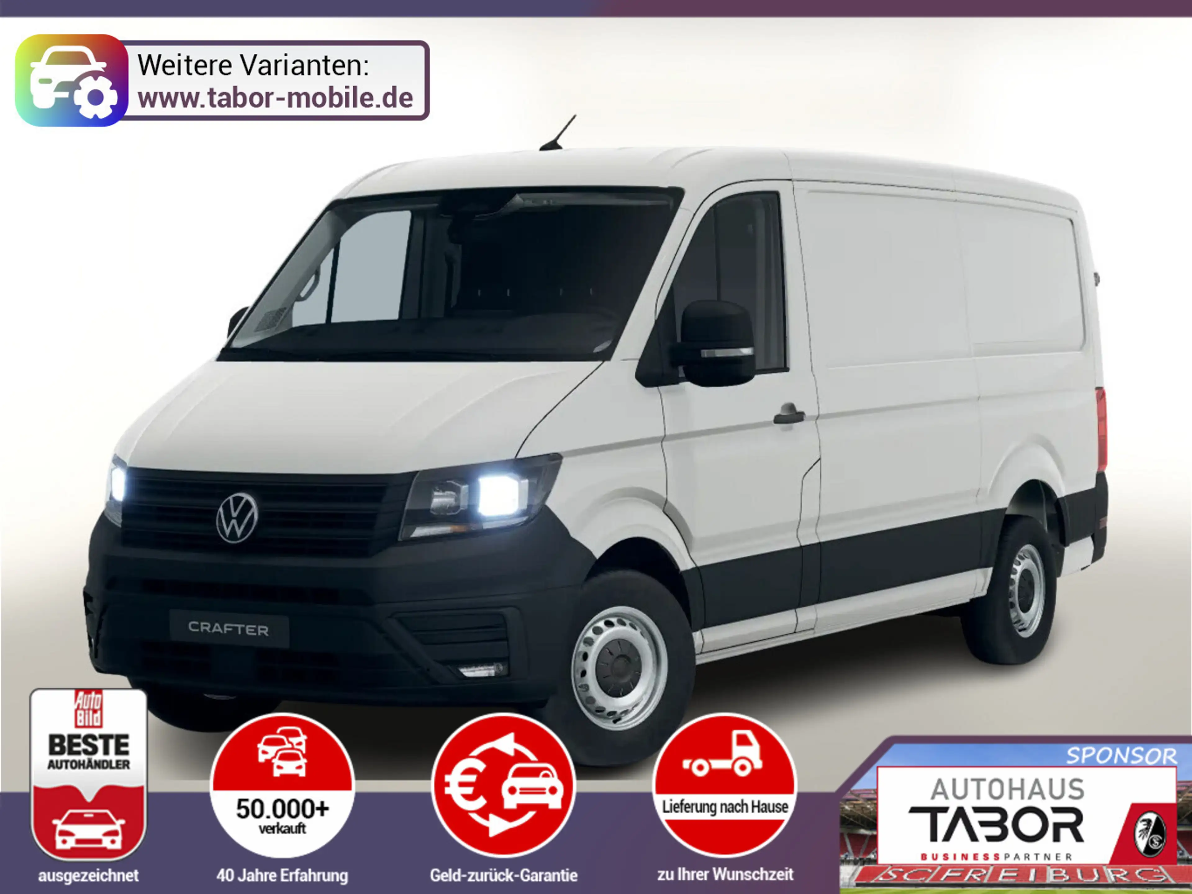Volkswagen Crafter 35 L3H2 3S Temp AppCo 2xPDC UVP-42%*