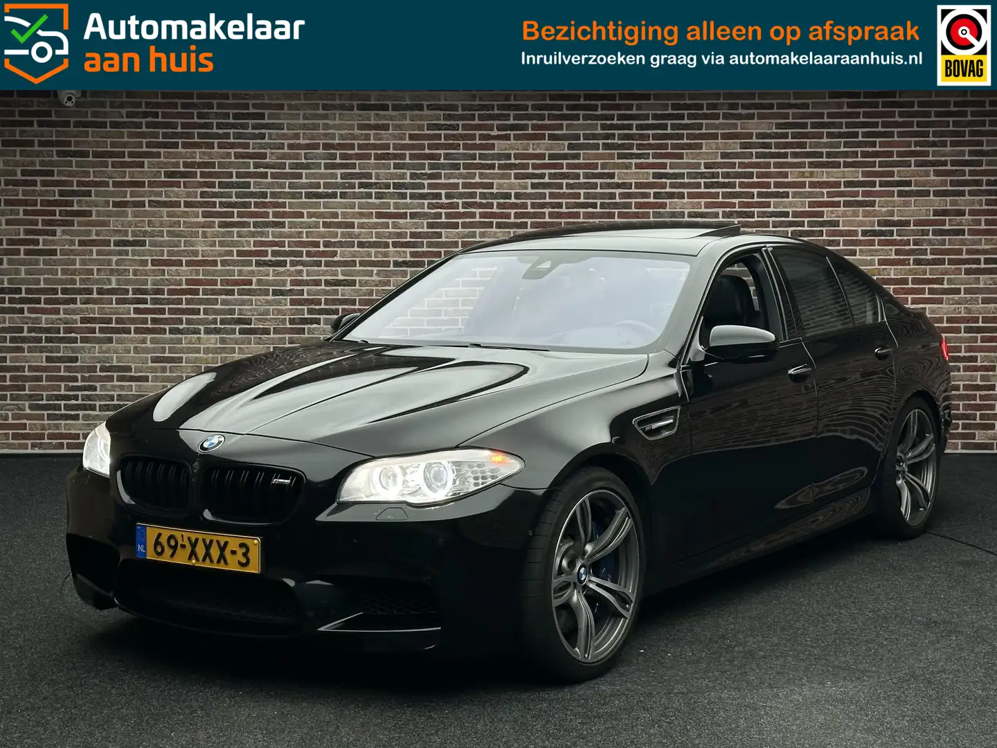 BMW M5 5-serie HeadUp Open Dak Camera Leer Keyless Elek S Zwart - 1