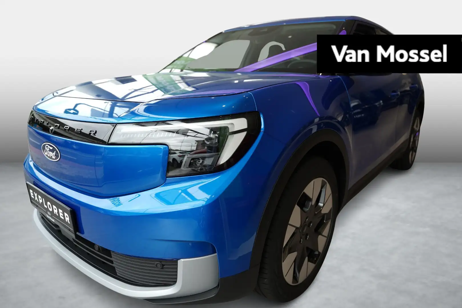 Ford Explorer EV Premium 79kWh AWD - 340pk - Head Up - 360° View Blau - 1