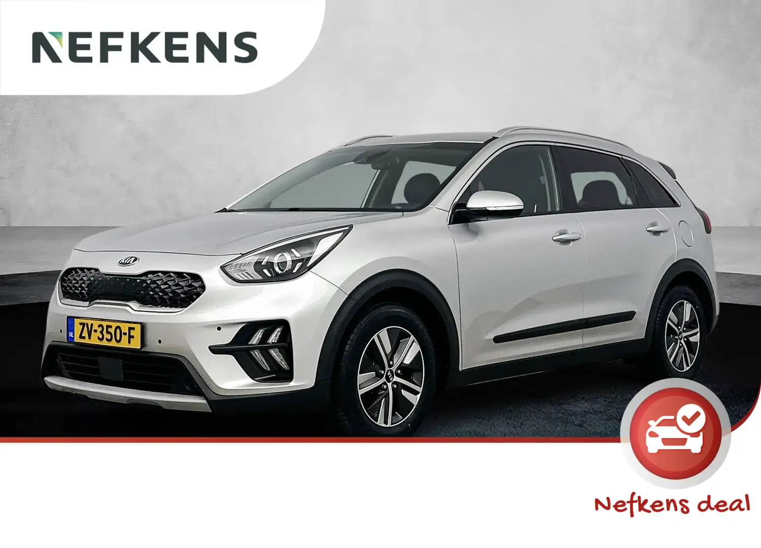 Kia Niro 1.6 140 pk Automaat Hybrid DynamicLine | 1ste eige Gris - 1