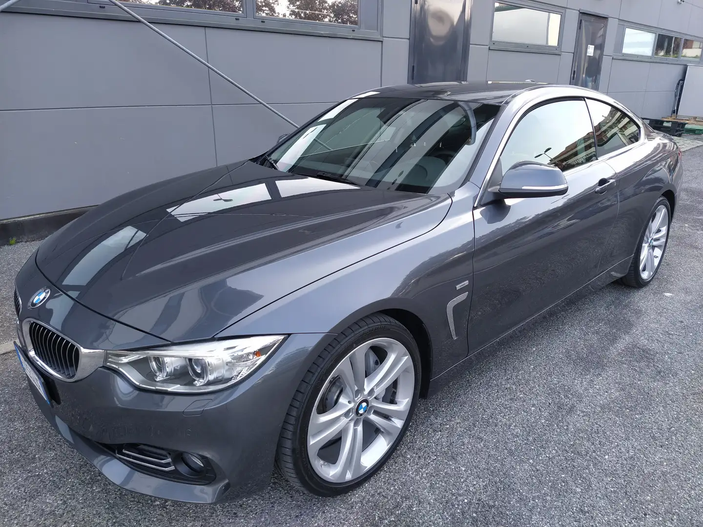 BMW 435 435i Coupe Luxury auto Grigio - 1