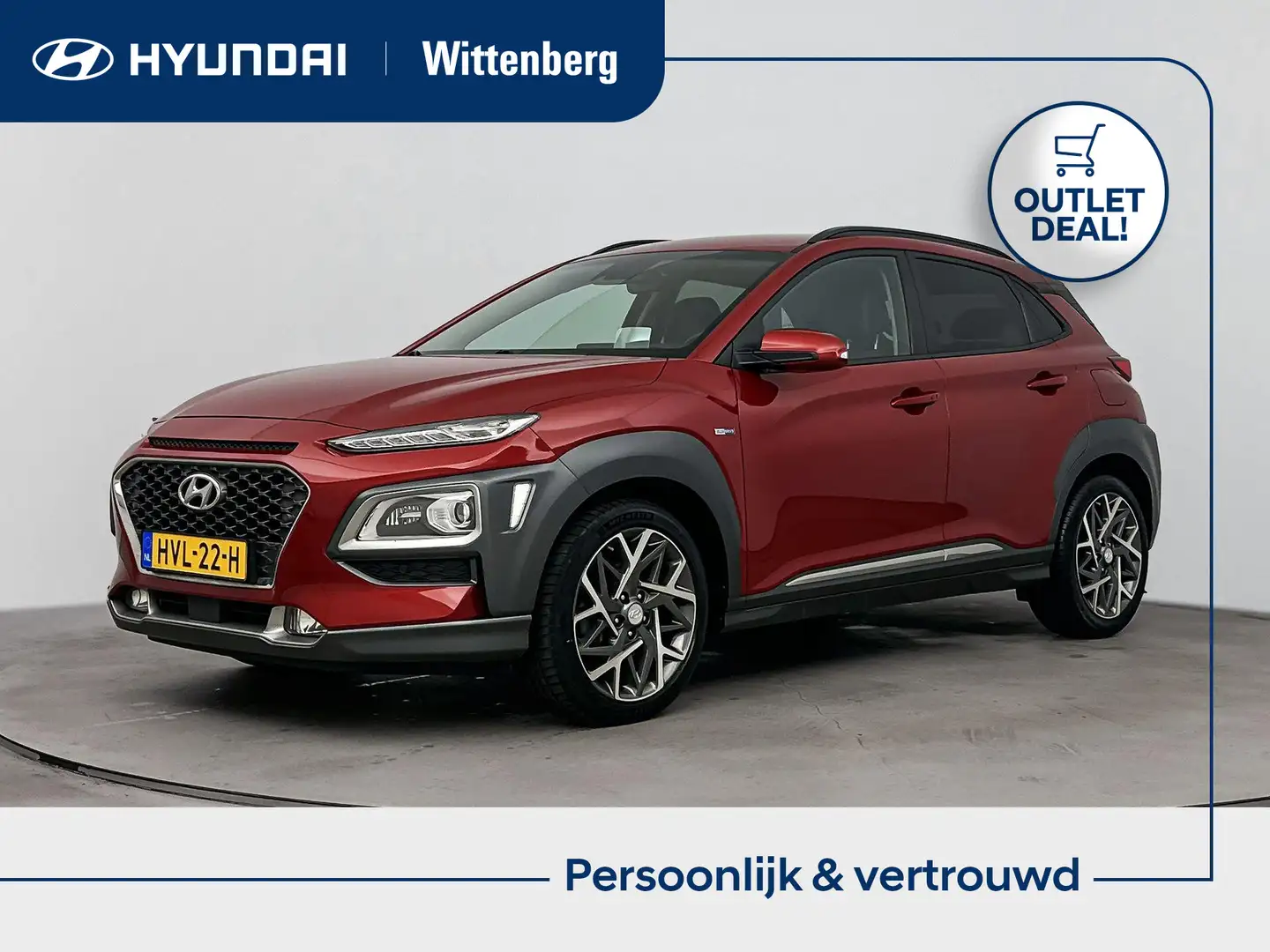 Hyundai KONA 1.6 GDI HEV FASHION DESIGN *| OUTLETDEAL! | 18'' L Rood - 1
