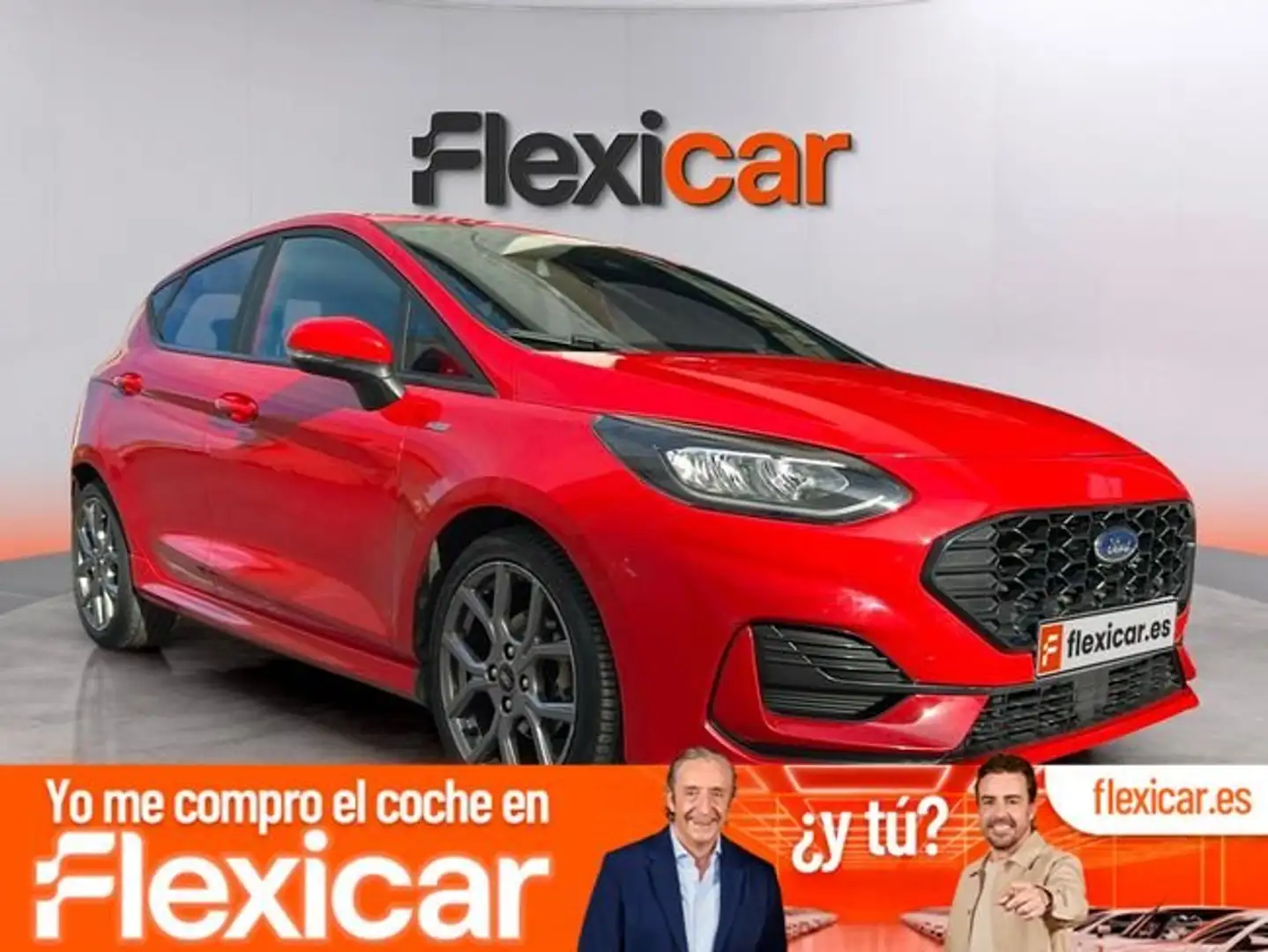 Ford Fiesta 1.0 EcoBoost MHEV 92kW(125CV) ST-Line 5p Rojo - 1