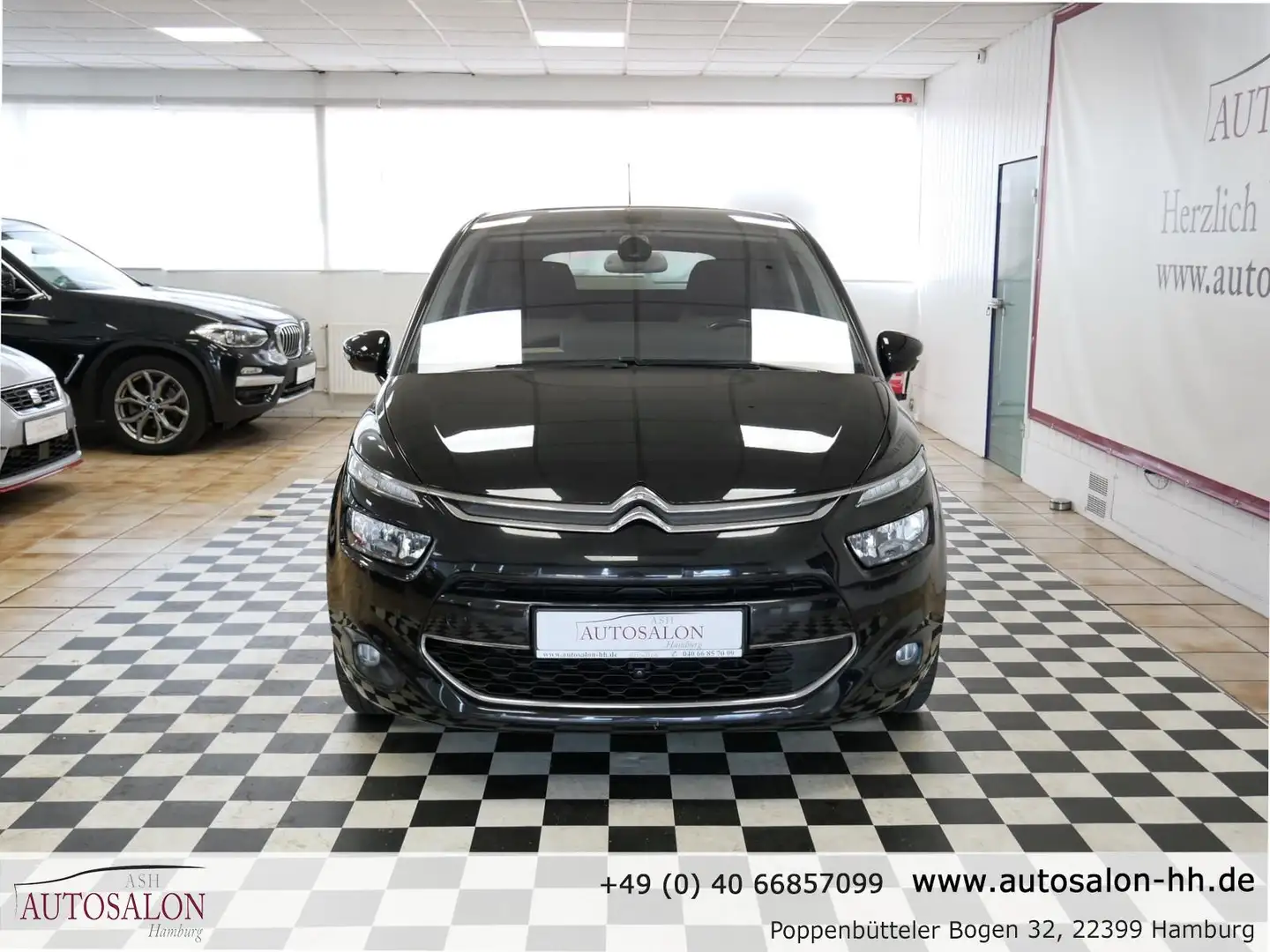 Citroen C4 Picasso Exclusive*2Vorb*Servicege*Navi*Kamera*Massage*AHK Schwarz - 2