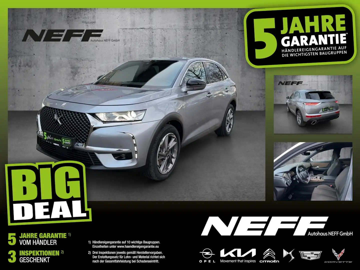 DS Automobiles DS 7 Crossback 7 Crossback Bastille Plug In Hybrid LED Navi Grigio - 1