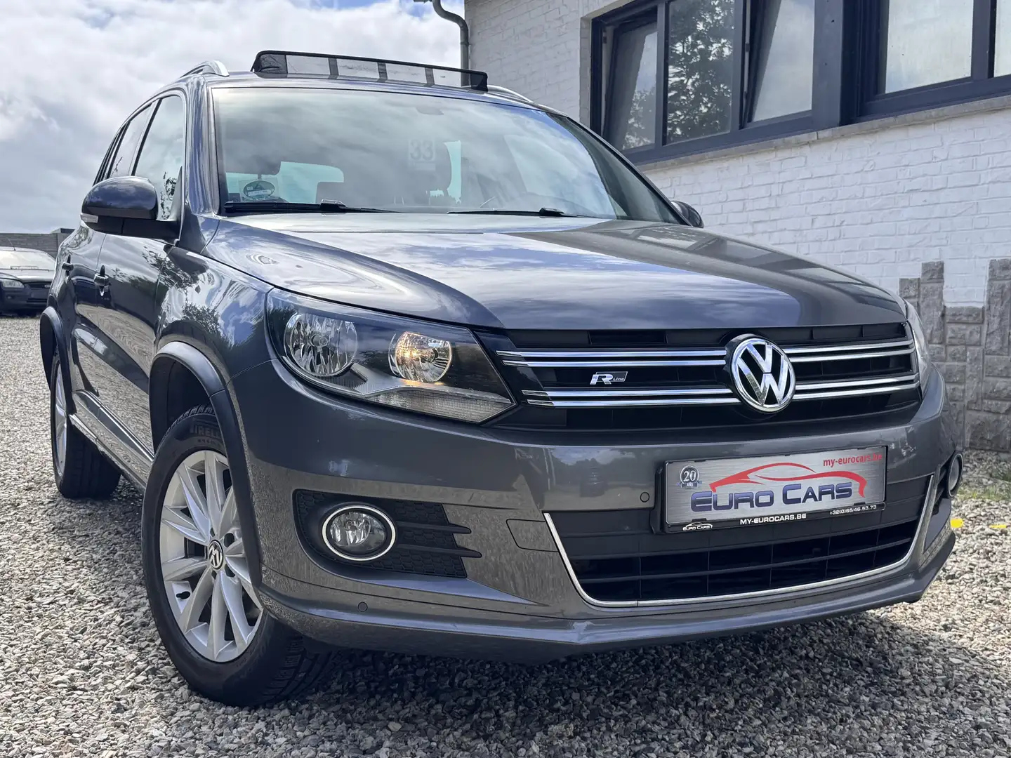 Volkswagen Tiguan 1.4 TSI R LINE Sport CUIR/TOIT/PANO/GPS/SENSOR/ Grijs - 2
