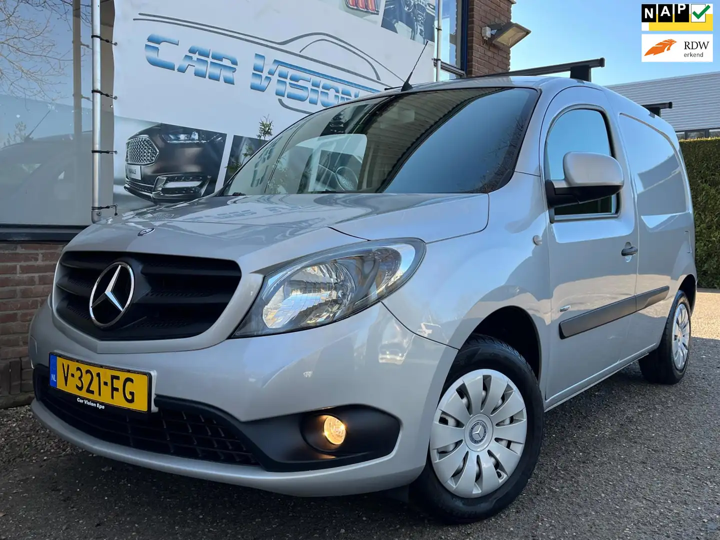 Mercedes-Benz Citan 109 CDI BlueEFFICIENCY|Airco|Cruise|Pdc|Navi|90PK| Argent - 1