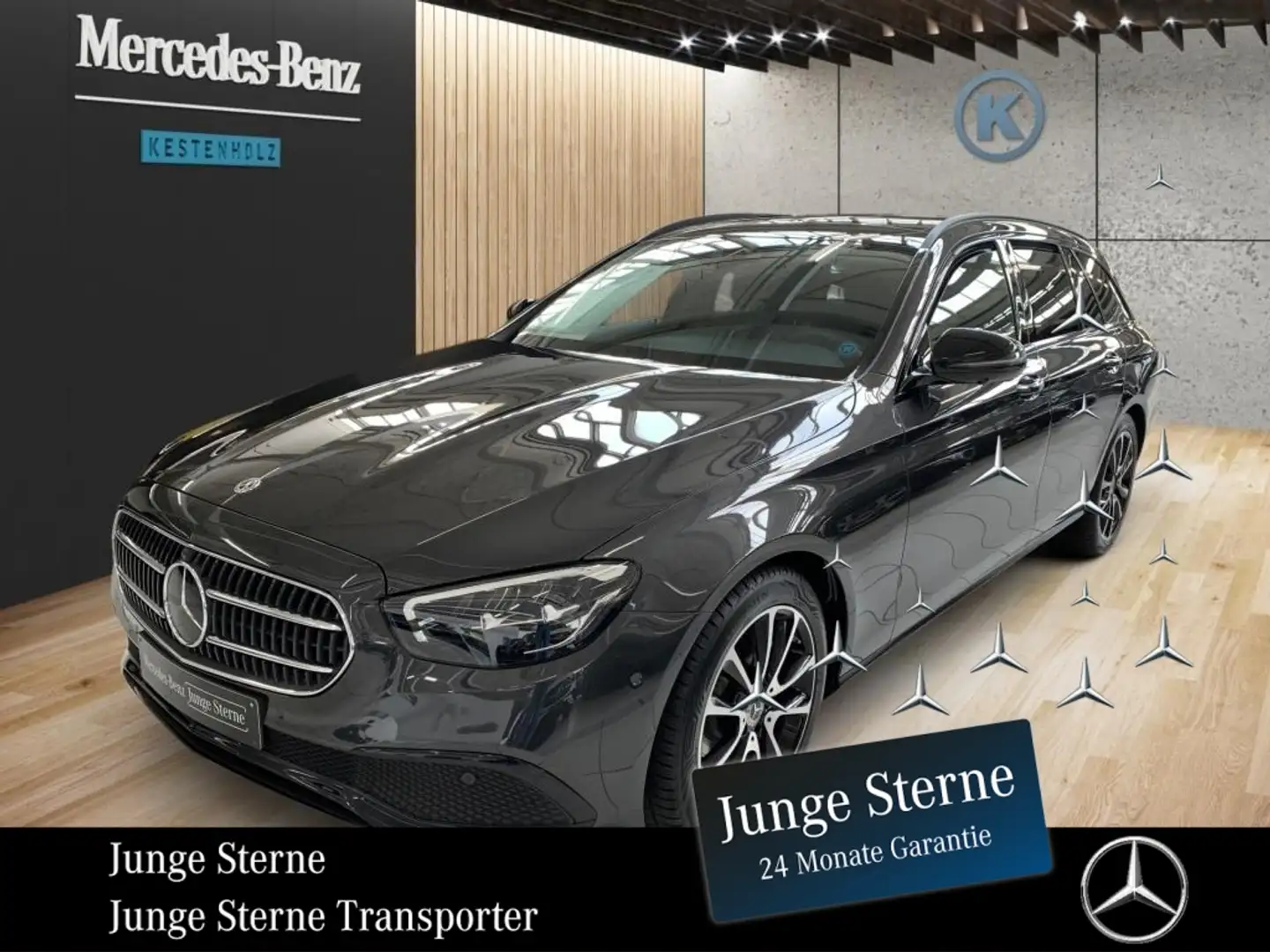 Mercedes-Benz E 220 d T *AVANTGARDE*AMG*AHK*MEMO*MBUX*360°* crna - 1