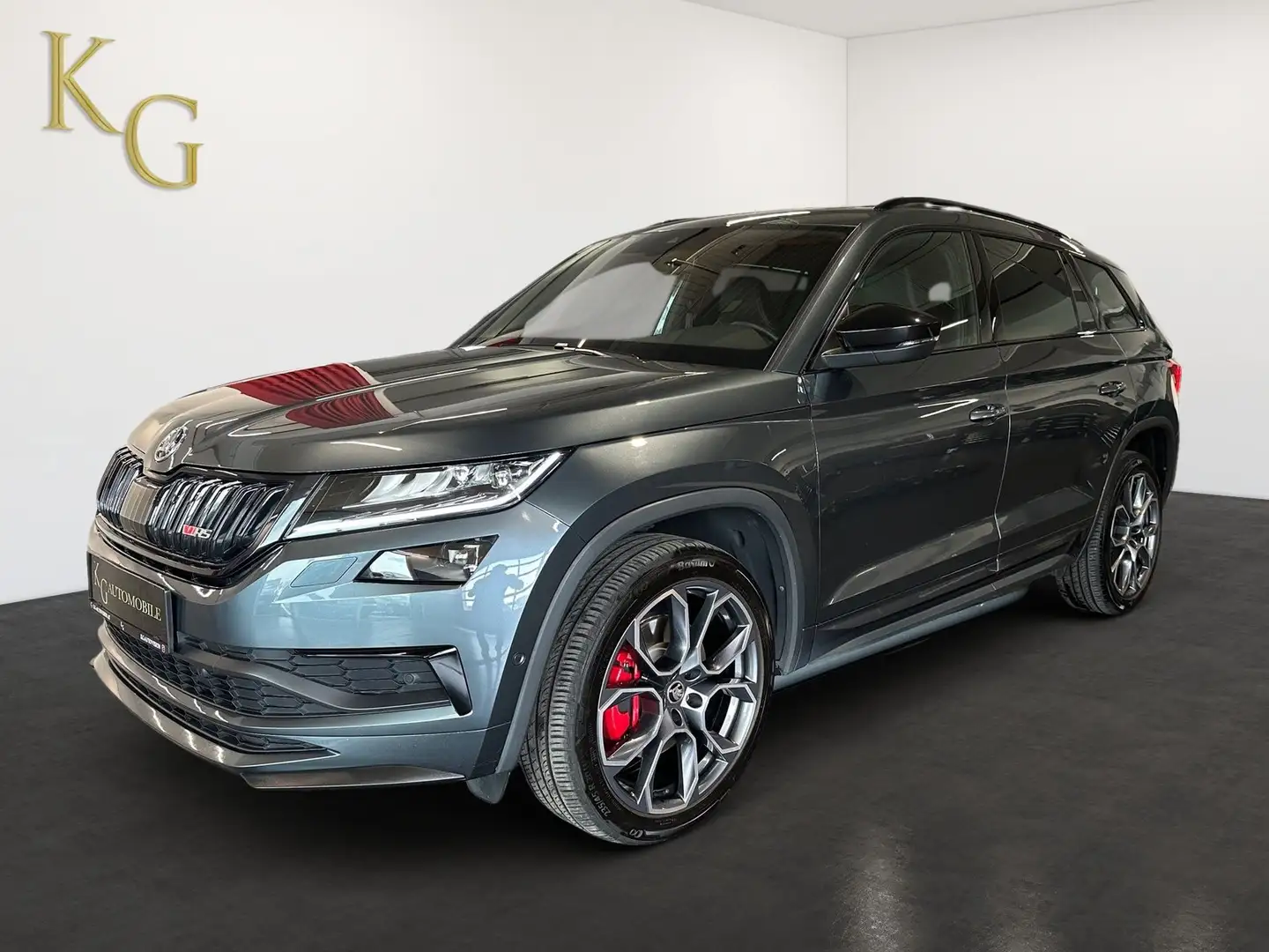 Skoda Kodiaq 2.0TDI V RS Bi-Turbo 4x4 ab ca. 296€ monatlich Grau - 2
