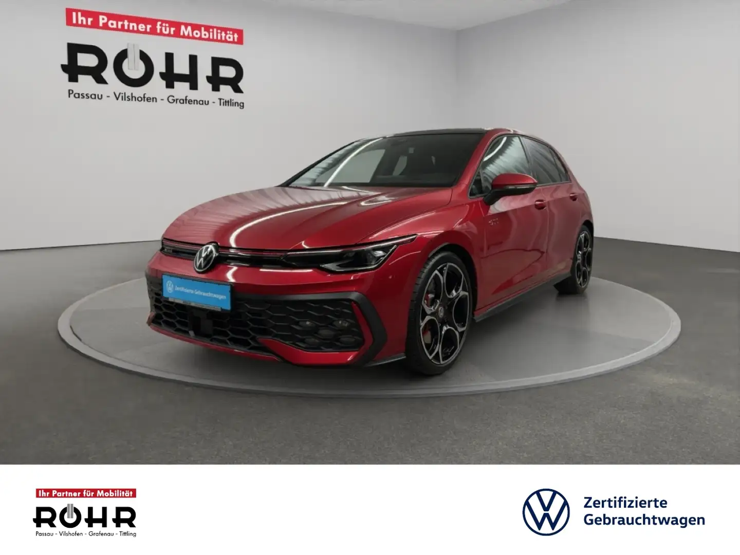 Volkswagen Golf VIII GTI (AHK.Kamera.Pano.LED. Harman Kardon ) 2.0 Negro - 1