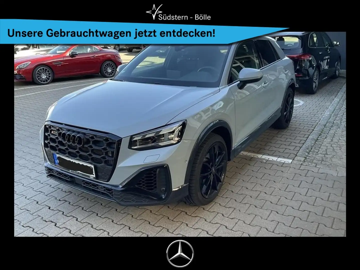 Audi SQ2 2.0 TFSI quattro basis +DISTRONIC+NAVI+SHZ siva - 1