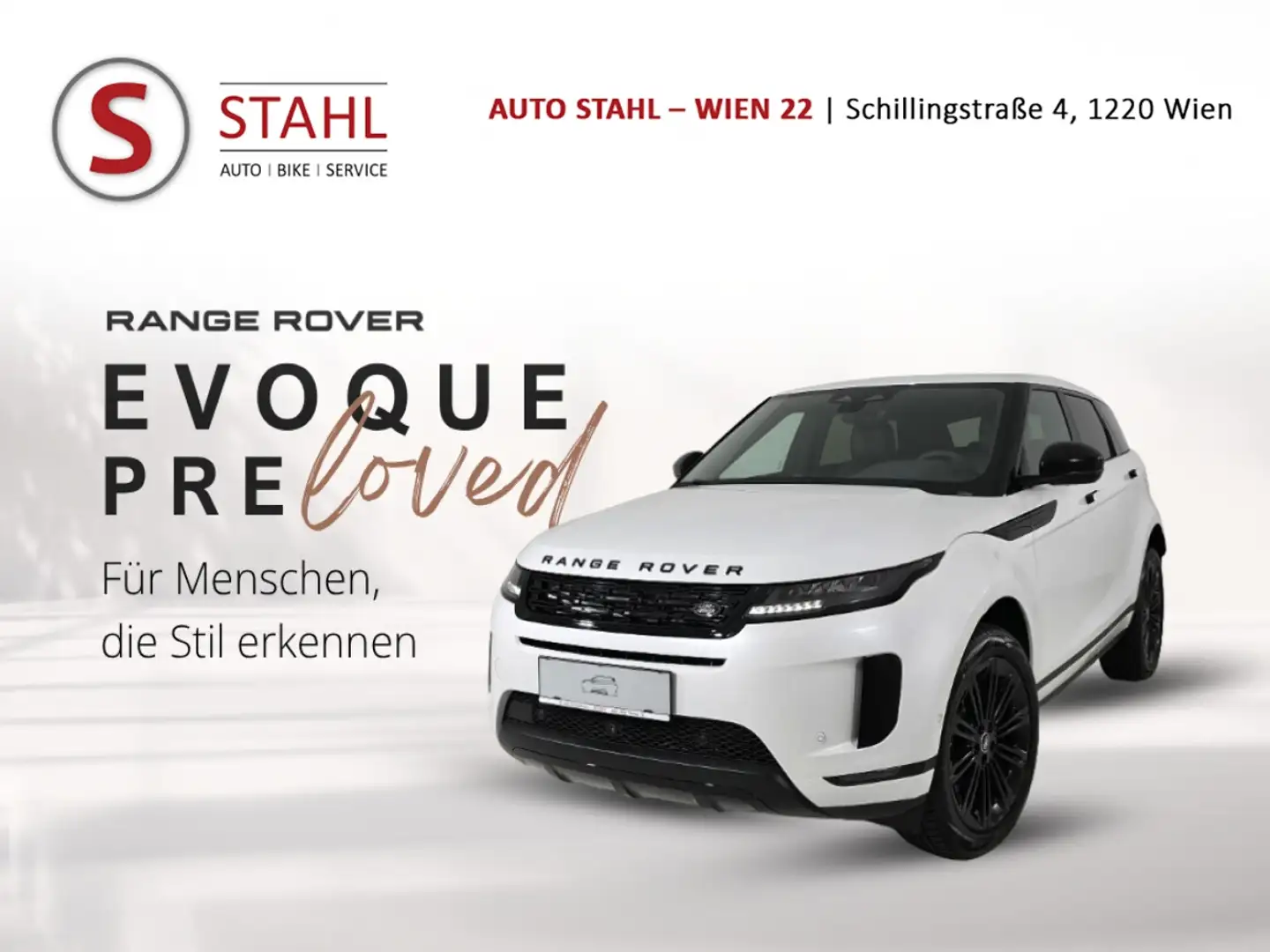 Land Rover Range Rover Evoque P270e PHEV S AWD Aut. | Auto Stahl Wien 22 Weiß - 1