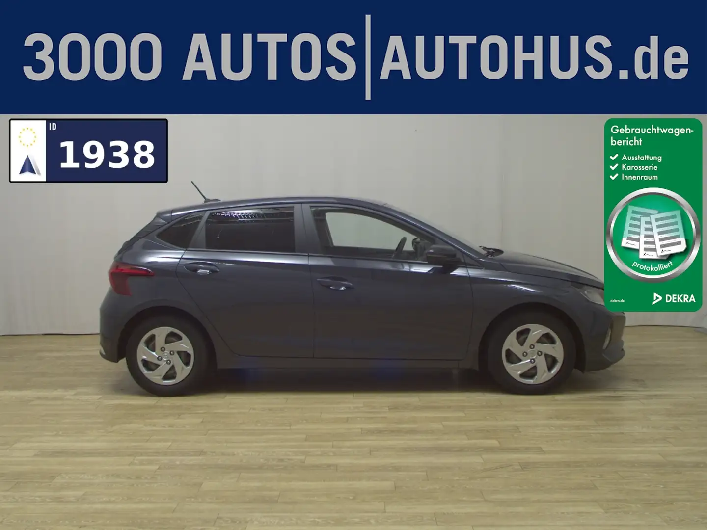 Hyundai i20 1.0 AHK Shz Tempomat Klima Grün - 1