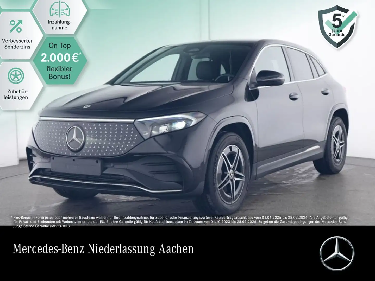 Mercedes-Benz EQA 250 AMG+ADVANCED+KAMERA+SPUR Schwarz - 1