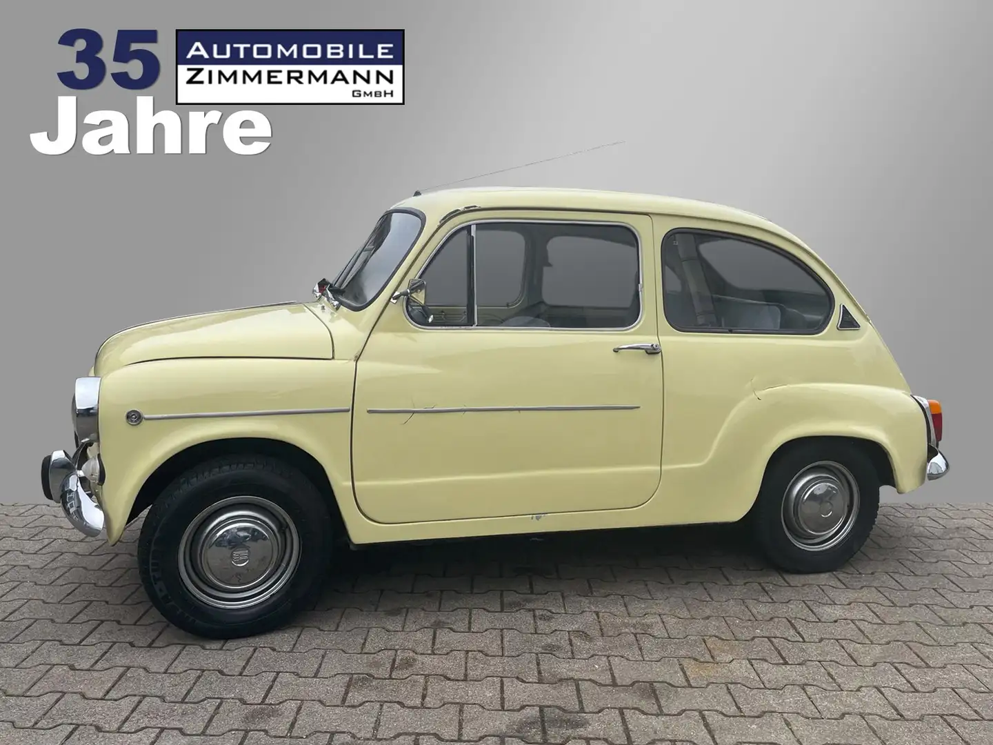 SEAT 600 L Turismo Жовтий - 1