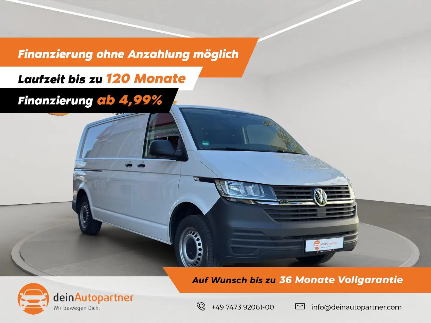 Volkswagen T6.1 Transporter T6.1 Transporter Kasten lang Double Grid FWD /KLI Weiß - 1