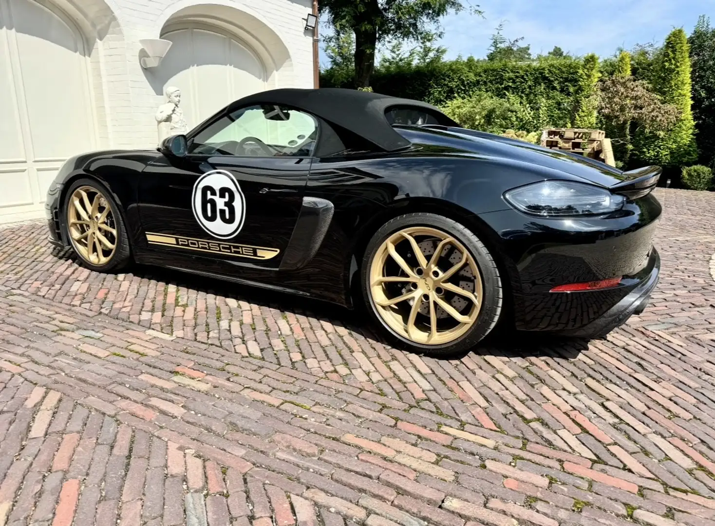 Porsche 718 Spyder PDK  Limited edition black carbon 1/3 Noir - 1