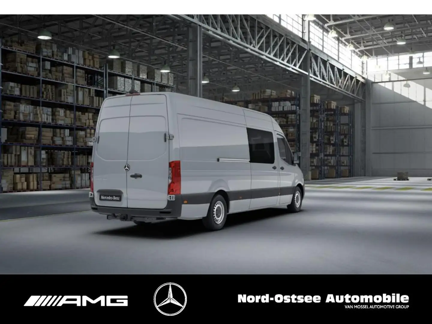 Mercedes-Benz Sprinter 319 L3H2 AHK 3,5T LED STANDHZG V6 DAB Blau - 2