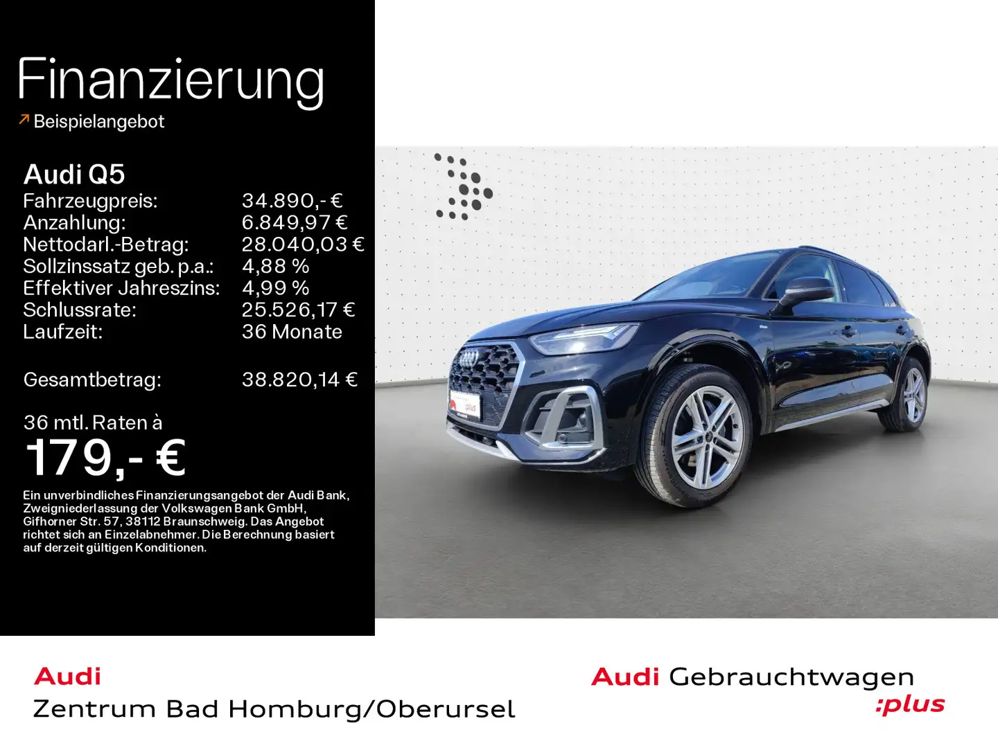 Audi Q5 40 TDI quattro S line*Navi*LED*Alu*PDC*Virtua Noir - 1