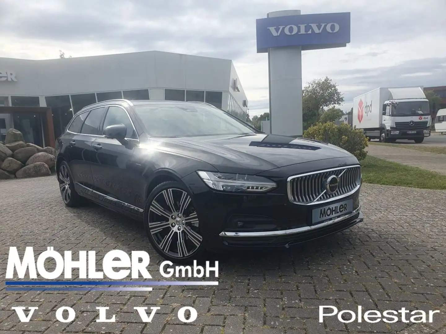 Volvo V90 B4 D Plus Bright Schwarz - 1