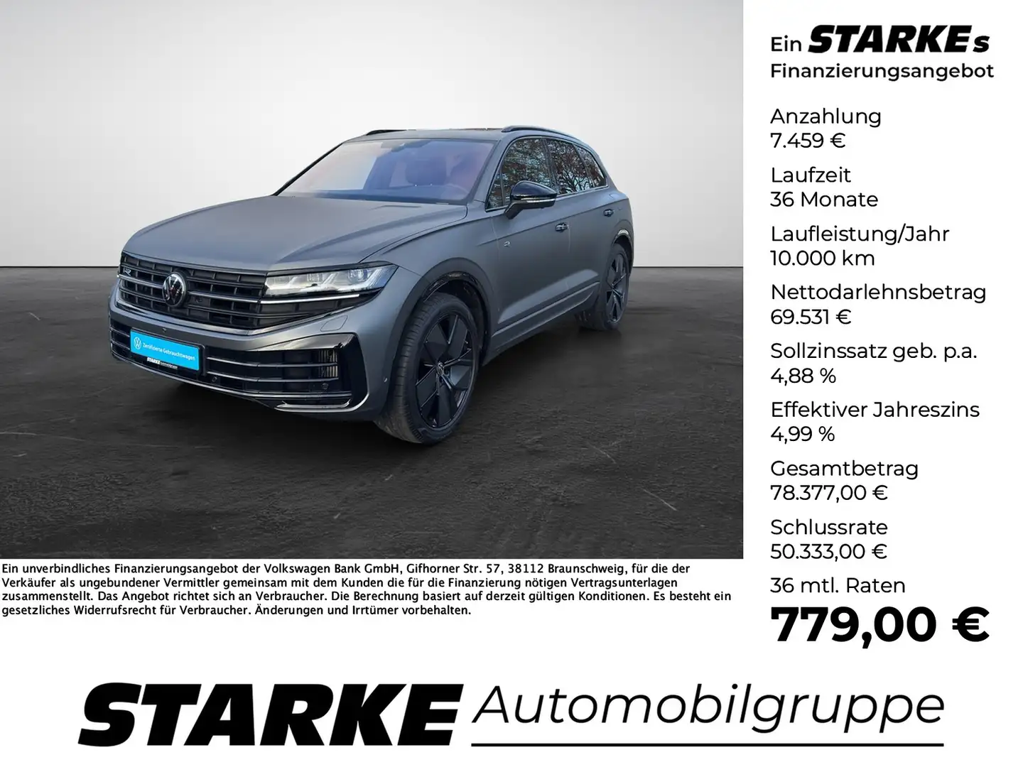 Volkswagen Touareg R 3.0 TSI eHybrid 4M Blau - 1
