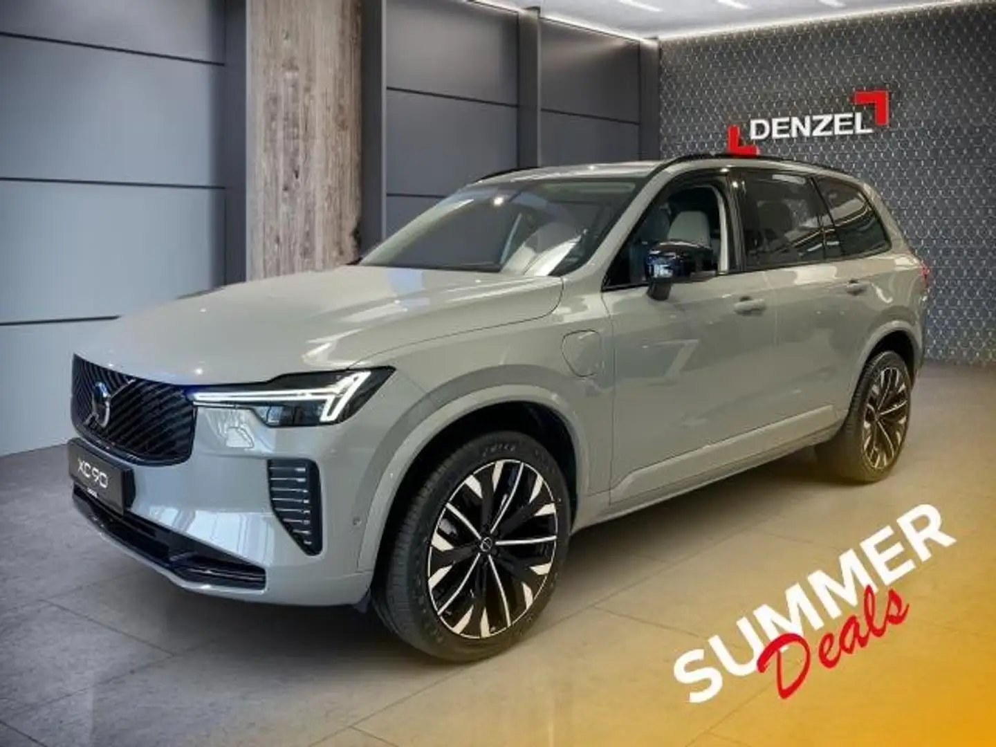 Volvo XC90 Plus, T8 Plug-in Hybrid, Elektrisch/Benzin, Dark, 7 Sit Grau - 1
