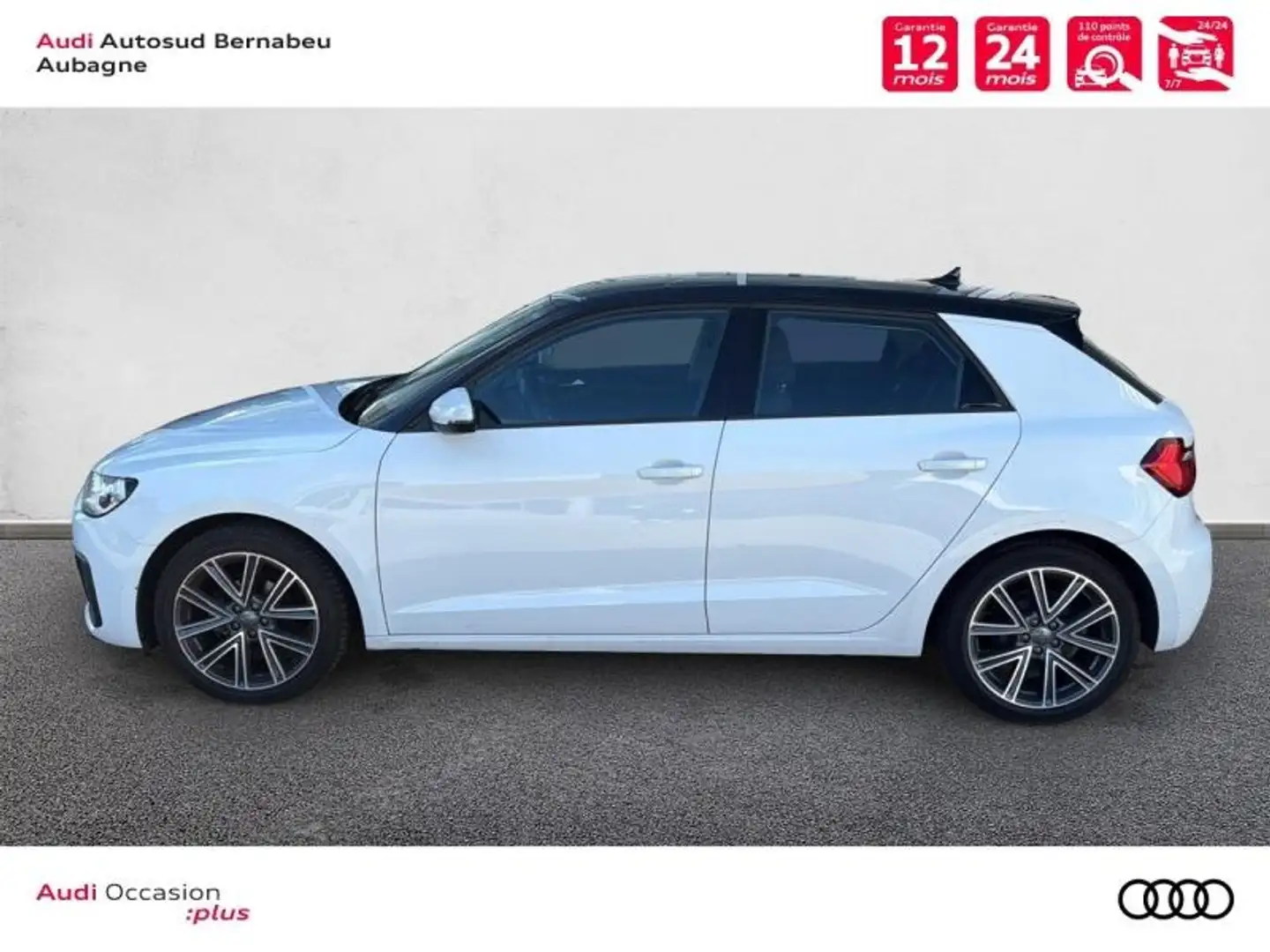 Audi A1 25 TFSI 95ch Blanc - 2