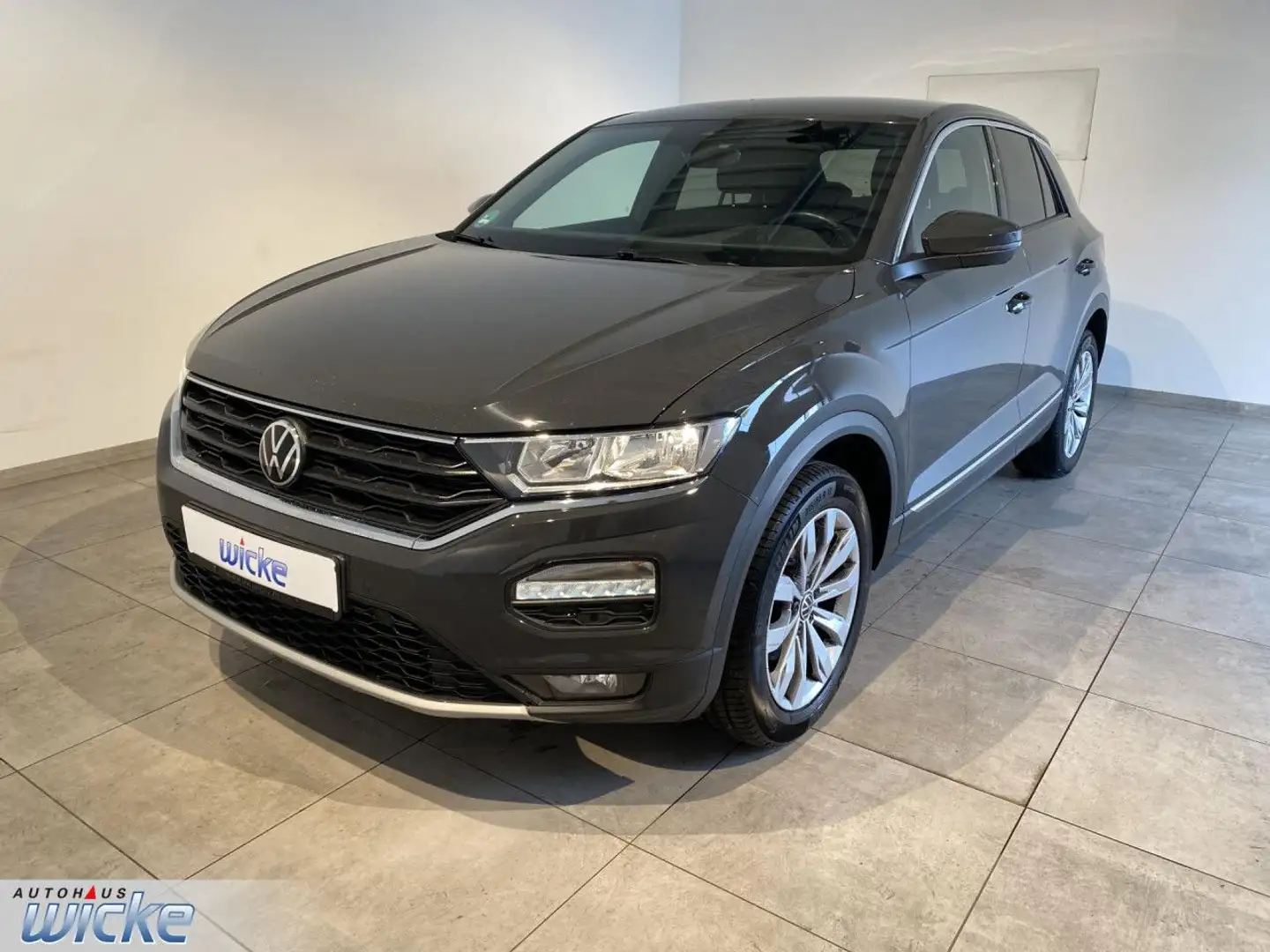 Volkswagen T-Roc 1.5 TSI Sport NAVI KLIMA PDC 17 ZOLL BLUETOO Gris - 2