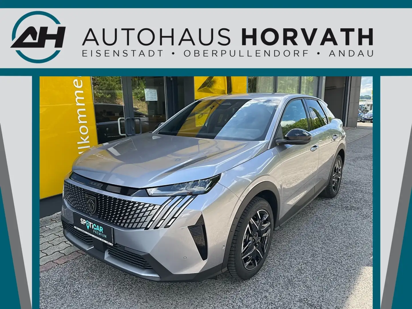 Peugeot 3008 Hybrid 145 E-DCS6 Allure Aut. Grau - 1