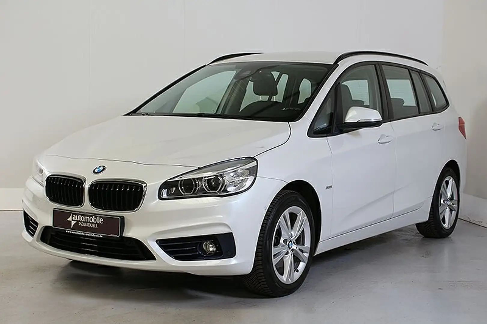 BMW 218 i Gran Tourer Sport Line LED Navi Hifi Parkas Blanc - 1