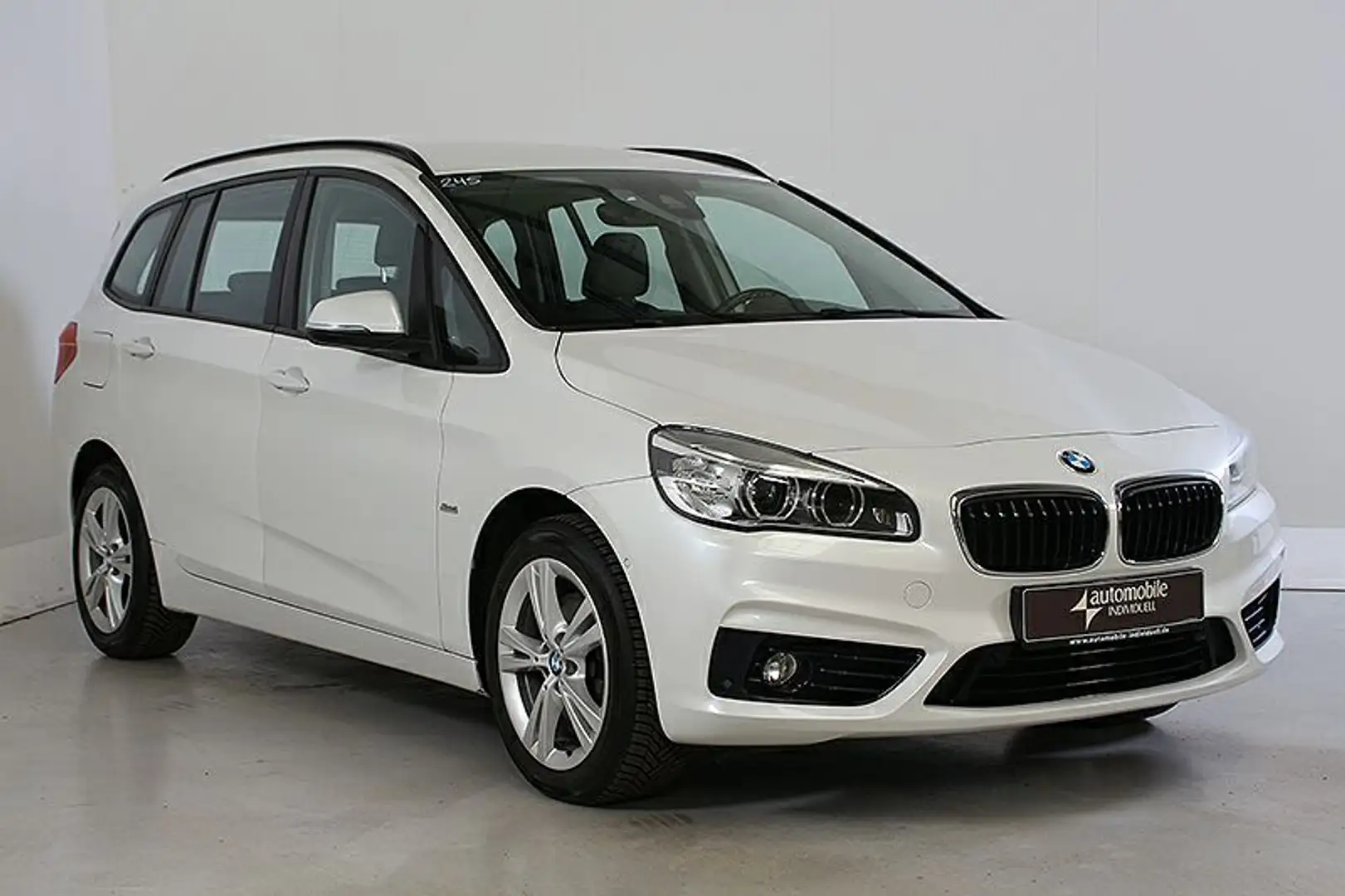 BMW 218 i Gran Tourer Sport Line LED Navi Hifi Parkas Blanc - 2