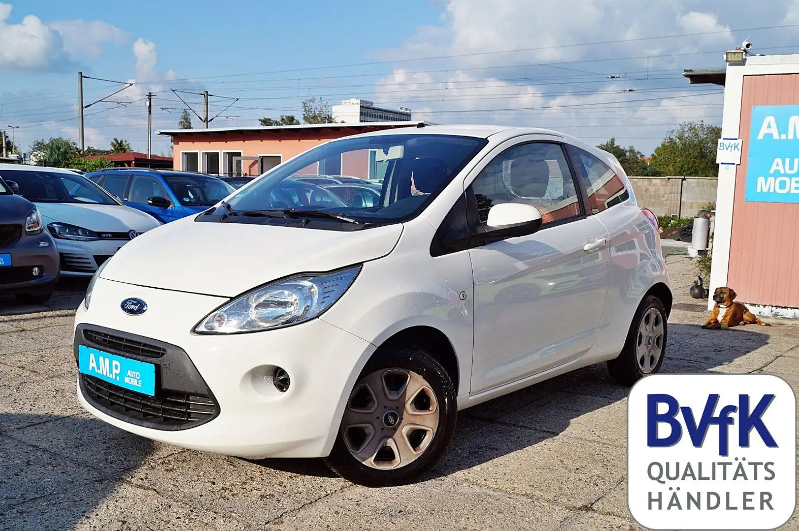 Ford Ka/Ka+ 1.2, 1.HAND, Klima, el.FH, ZV+FB, Allwetter.. Weiß - 1