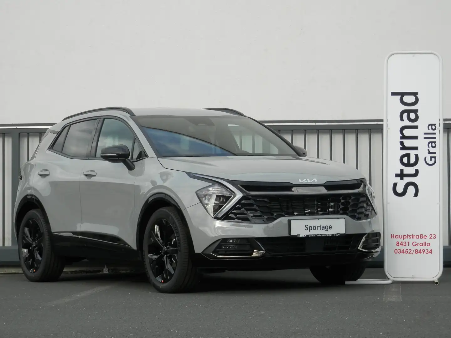 Kia Sportage 1,6 TGDI 48V Anniversary AWD DCT Grijs - 2