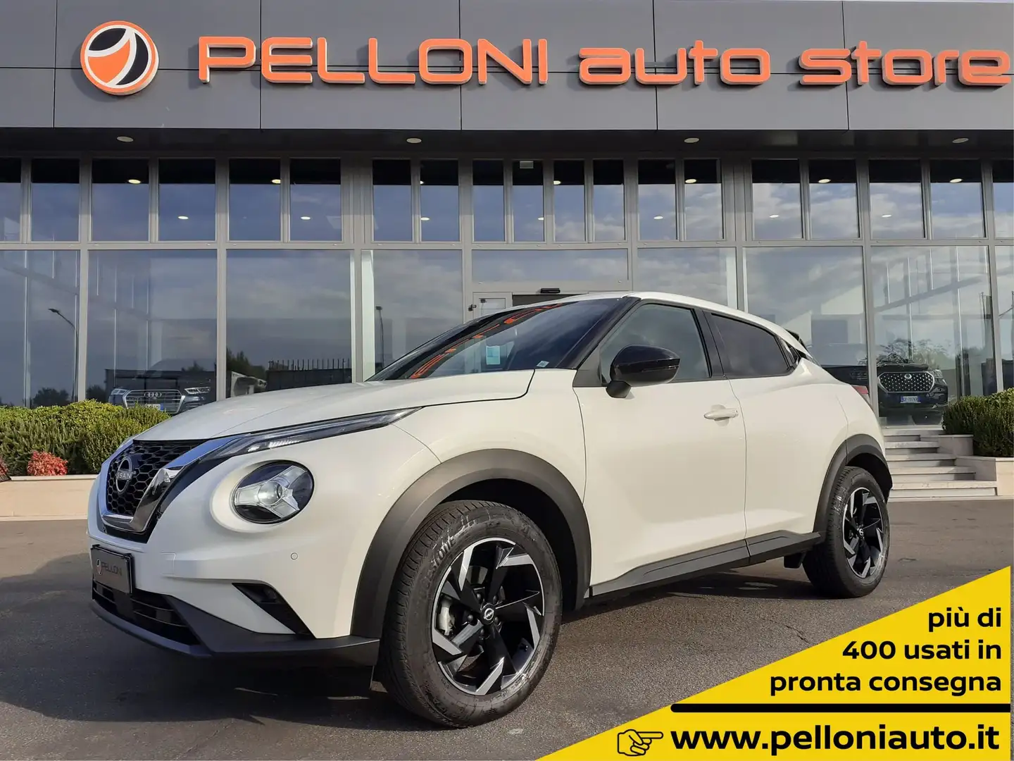 Nissan Juke 1.0 DIG-T 114 CV AUTOCARRO N1 - IVA ESCLUSA Blanc - 1