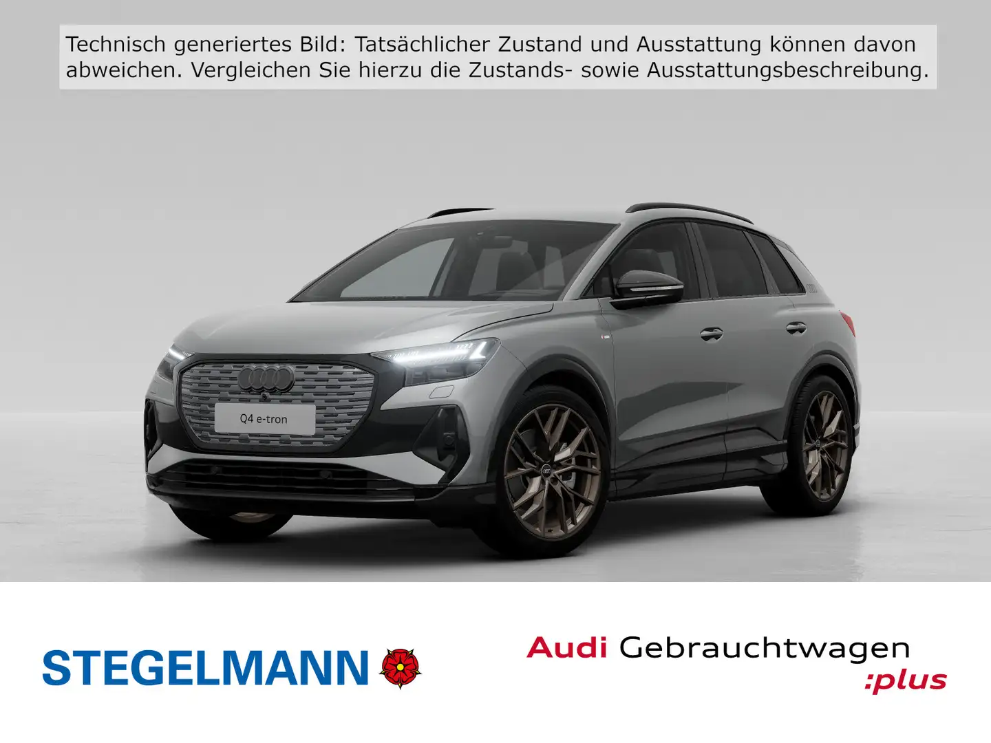 Audi Q4 e-tron 150kW/77kWh *LED*Navi*Kamera*Sitzheizu Grau - 1