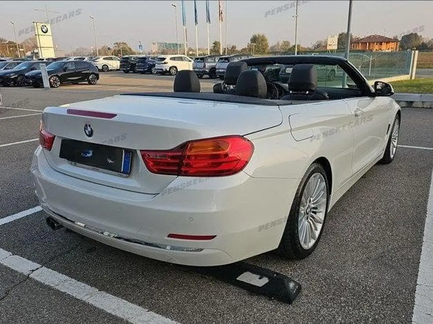 BMW 428 428i Cabrio Luxury PELLE TAGLIANDI BMW Blanc - 2