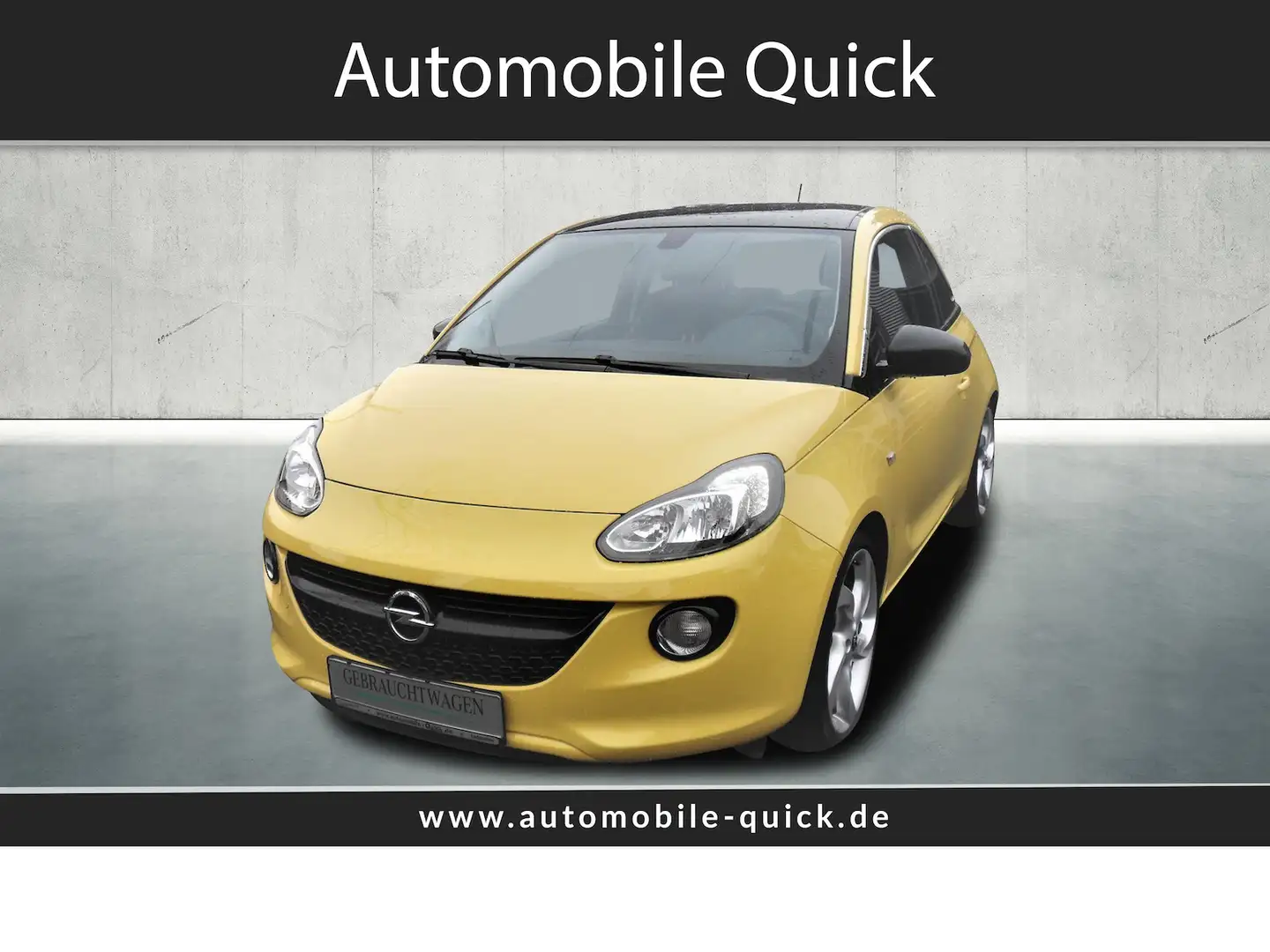 Opel Adam 1.4 Slam Klimautomatik/Panoramadach ! Gelb - 1