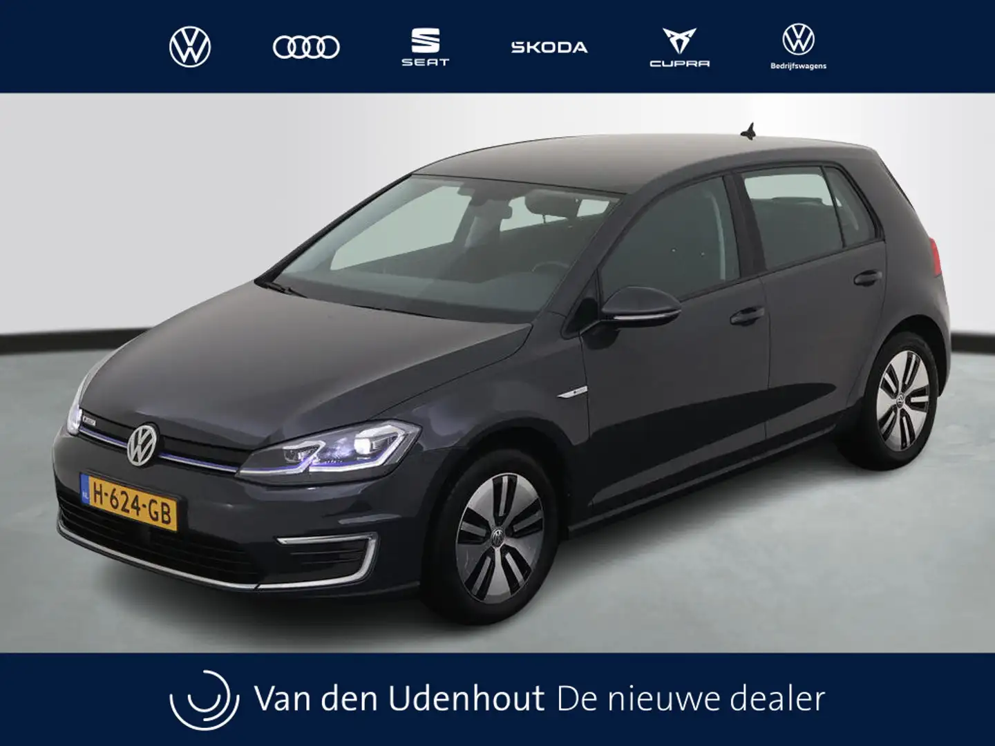 Volkswagen e-Golf 36kW / 136pk E-DITION / Warmtepomp / Digitale Cock Grijs - 1