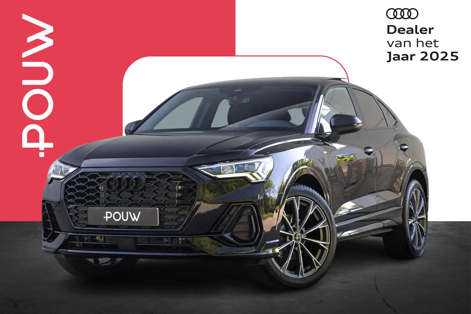 Audi Q3 Sportback 35 TFSI 150pk S Edition Competition | 21 Zwart - 1