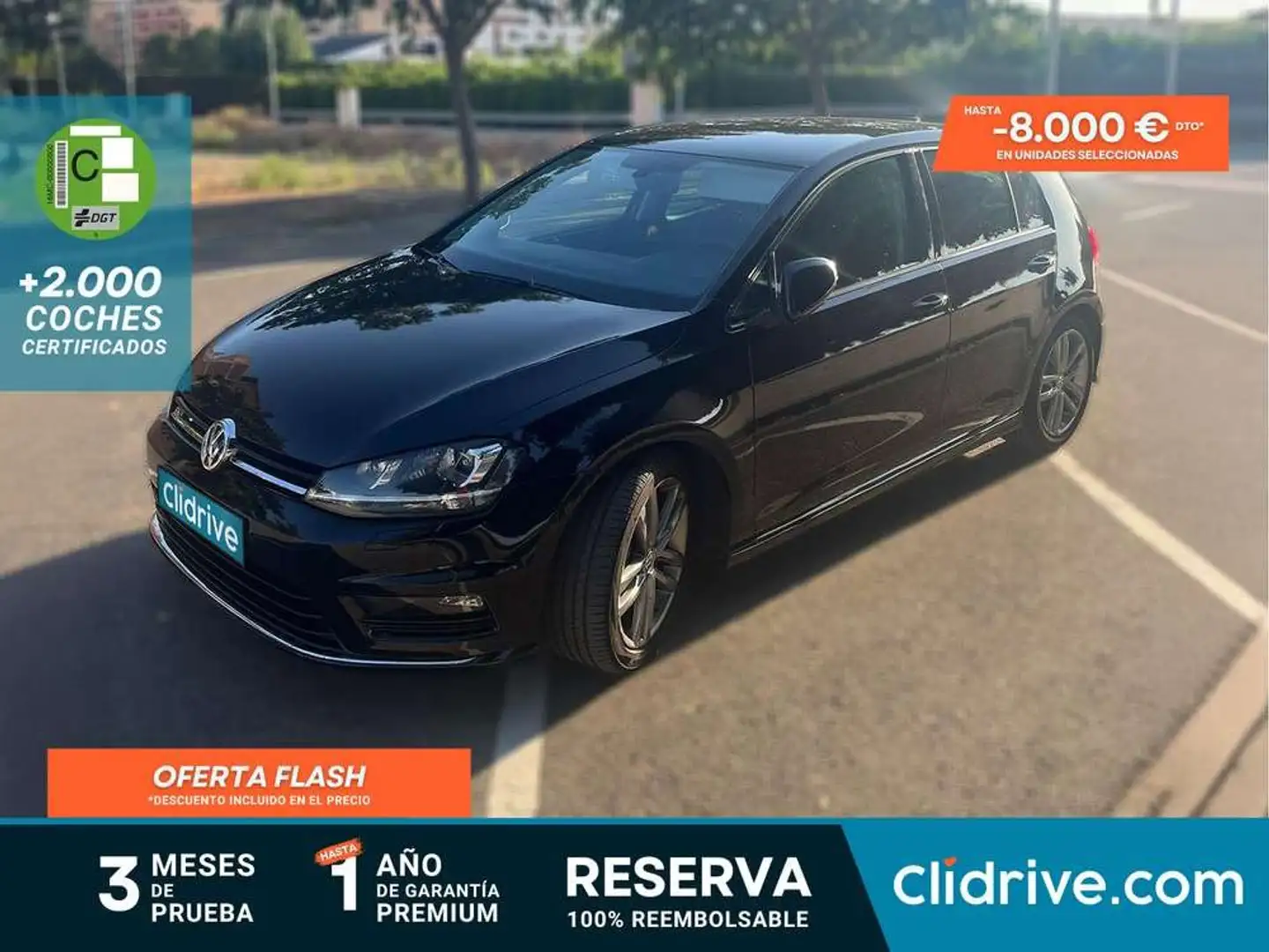Volkswagen Golf 2.0TDI Sport DSG7 110kW Negro - 1