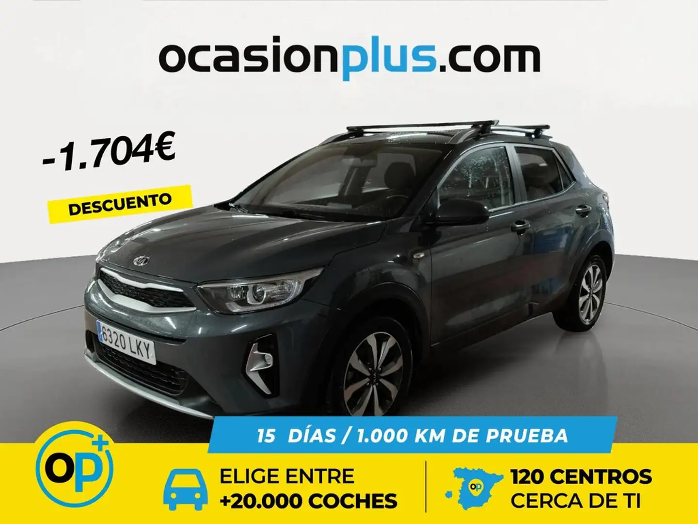 Kia Stonic 1.0 T-GDi MHEV Concept 100 Gris - 1