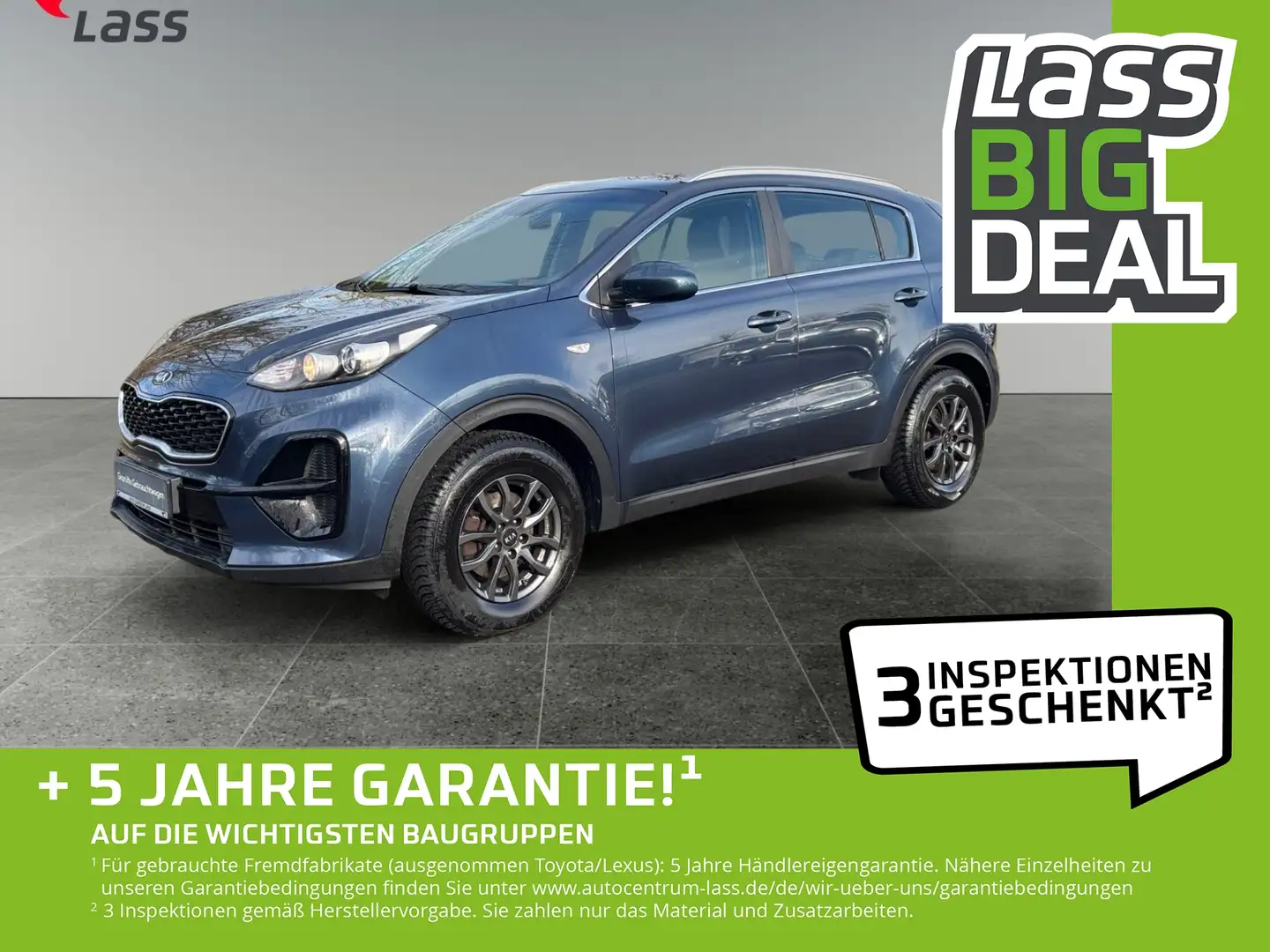 Kia Sportage 1.6 Edition 7 +4xSHZ+Allwetter+Kamera+LM Blau - 1