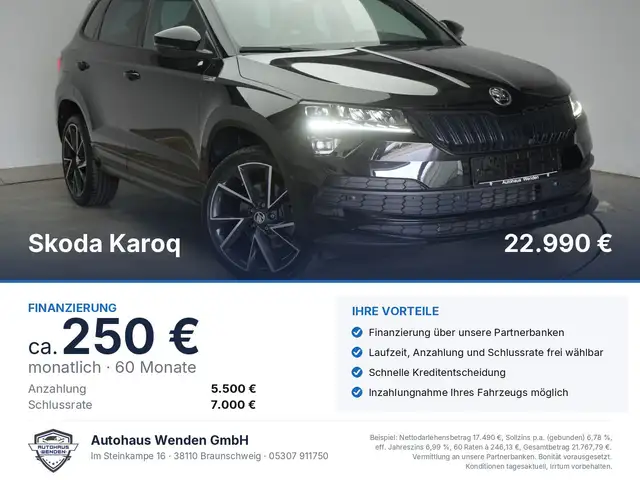 Skoda Karoq 2.0 TDI Sportline ACC/Virtual/Pano/Kamera/